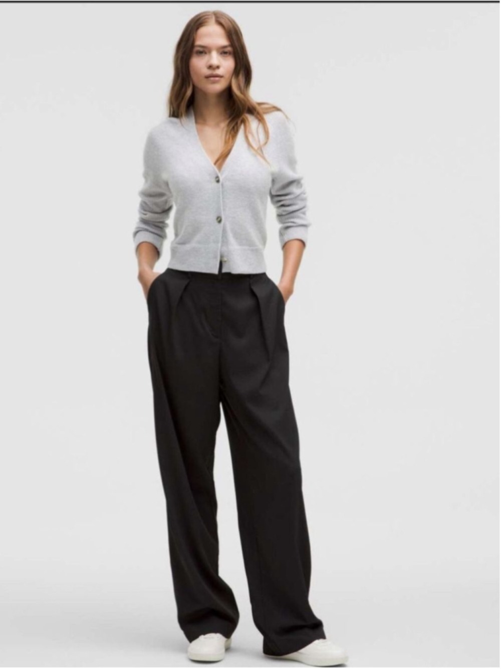 LULULEMON CASHMERE SLIM-FIT CARDIGAN SIZE XL - Picture 4 of 12